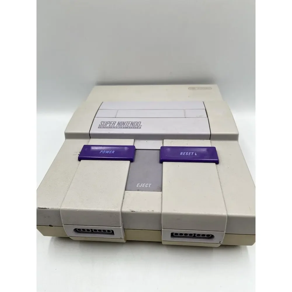 Super Nintendo SNES System Console With OEM Controller Authentic & Clean!!